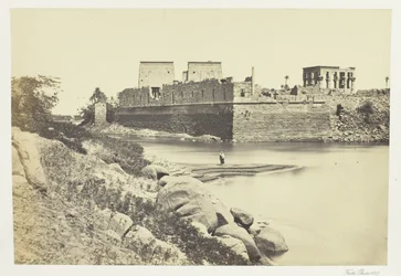 Zuidkant van het eiland Philæ