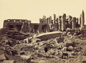 Tempel van El-Karnak, vanuit het zuidoosten