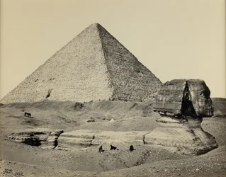 De Grote Piramide en de Grote Sfinx, Egypte