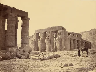 Het Ramesseum van El-Kurney, Thebe, tweede aanzicht