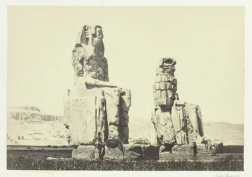 De Standbeelden van Memnon, Vlakte van Thebe