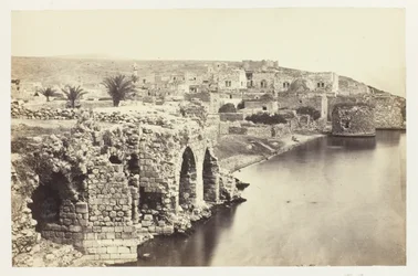 De stad en het meer van Tiberius, vanuit het zuiden