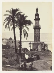 Uitzicht in Girgeh, Opper-Egypte