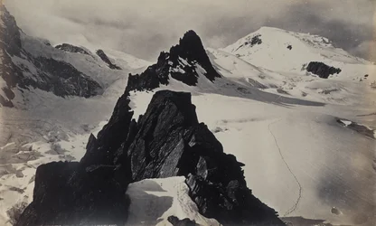 Uitzicht vanaf de Mont Blanc