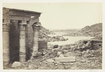 Uitzicht vanaf Philae, kijkend naar het noorden