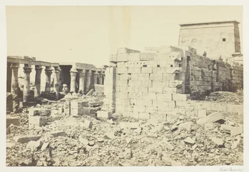 Uitzicht op het eiland Philae