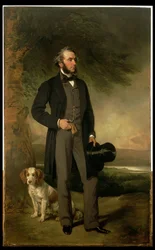 Portret van John Hick Esq, JP, ca. 1861