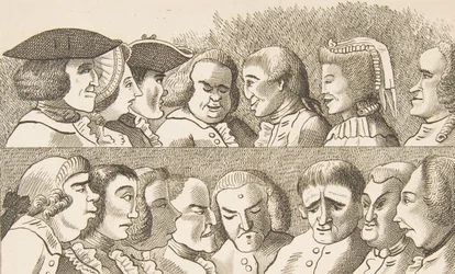 Plaat IV, uit Regels voor het Tekenen van Karikaturen