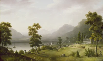 Carters Tavern aan het hoofd van Lake George, 1817-18