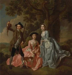 George Rogers en zijn vrouw, Margaret, en zijn zus, Margaret Rogers