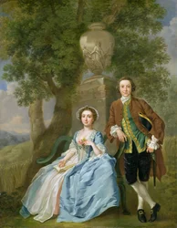 Portret van George en Margaret Rogers, c.1748-50