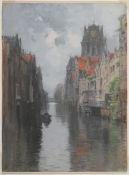 Achter de Groote Kerk, Dordrecht, c.1880s