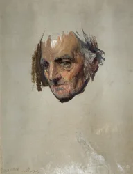 Hoofd van een oude man, 1871