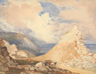 Vallei van rotsen, Lynton, Noord-Devon