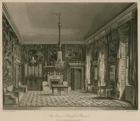 De ontbijtkamer van de koningin, Buckingham House