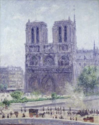 Notre Dame in de ochtendzon