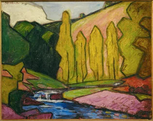 Aan de oevers van de Creuse (schilderij op doek)