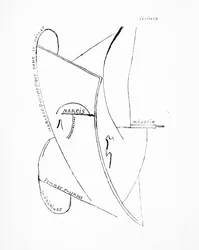 Poemes et Dessins de la Fille nee sans Mere, nr.19, uitgegeven door Imprimeries Reunies, Lausanne