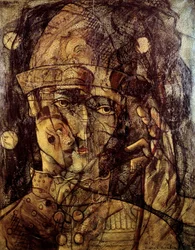 Transparantie, 20e eeuw (olieverf op doek)