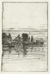 Dorp aan het water