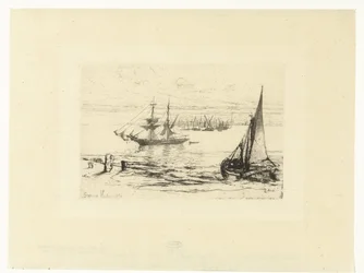 Een schip voor anker