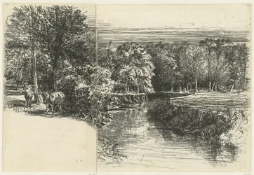 Twee ezels en de rivier de Dumdrum