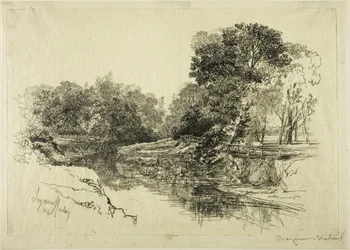 Een rivier in Ierland