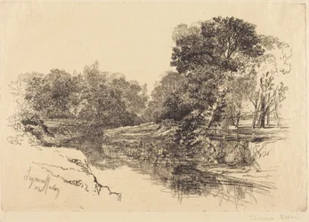 Een rivier in Ierland