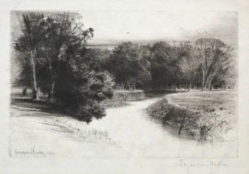 Een zonsondergang in Ierland, 1863