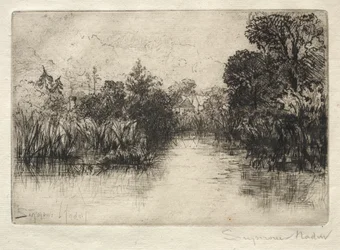 Shere Mill Pond (Een kleine studie)
