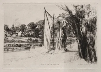 Thames Ditton - Met een zeil, 1864