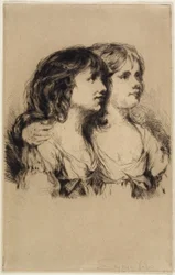 De Tweeling-Sarah en Anne Haden (Nr. 2), 1885