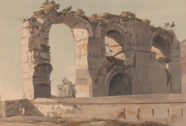 Het Claudiaanse aquaduct, Rome