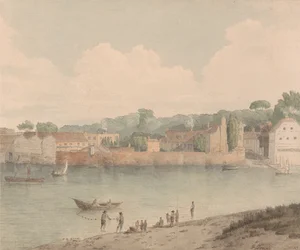 Vauxhall trappen, vanaf Millbank, 5 juli 1797