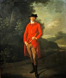 Portret van Lord Spencer Hamilton