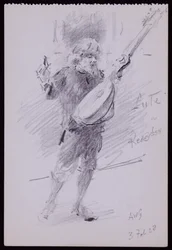 Portret van Arnold Dolmetsch