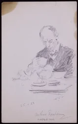 Portret van Arthur Rackham