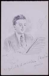 Portret van Berthold Lubetkin