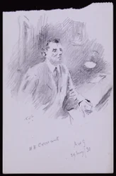 Portret van HB Cresswell