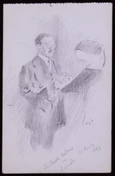 Portret van Sir Charles Holmes