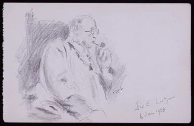 Portret van Sir Edwin Lutyens