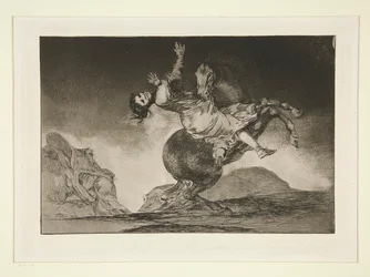 De Paardenrover, pl. 10 uit de serie Los proverbios