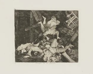 Estragos de la guerra. (Verwoestingen van de Oorlog), pl. 30 uit de serie Los desastres de la guerra (De Rampen van de Oorlog)