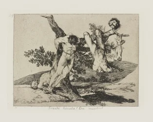 Grande hazaña! Con muertos!, pl. 39 uit de serie Los desastres de la guerra