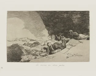 Lo mismo en otras partes, pl. 23 uit de serie Los desastres de la guerra