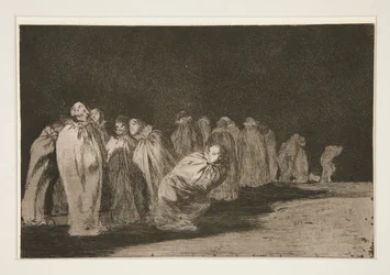 Los encasados (De Mannen in Zakken), pl. 8 uit de serie Los proverbios