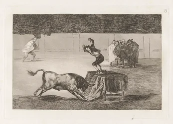 Otra locura suya en la misma plaza