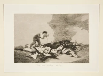Daarvoor ben je geboren, pl. 12 uit Los desastres de la guerra (De Rampen van de Oorlog)