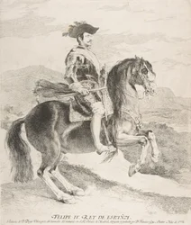 Filips IV te paard, naar Velázquez, 1778