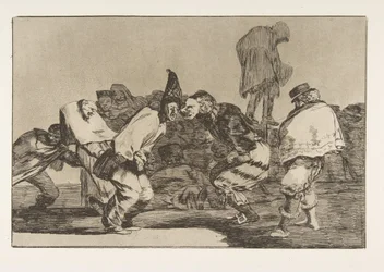 Blad 14 uit de Disparates: Carnaval dwaasheid, ca. 1816-23 gepubliceerd 1864